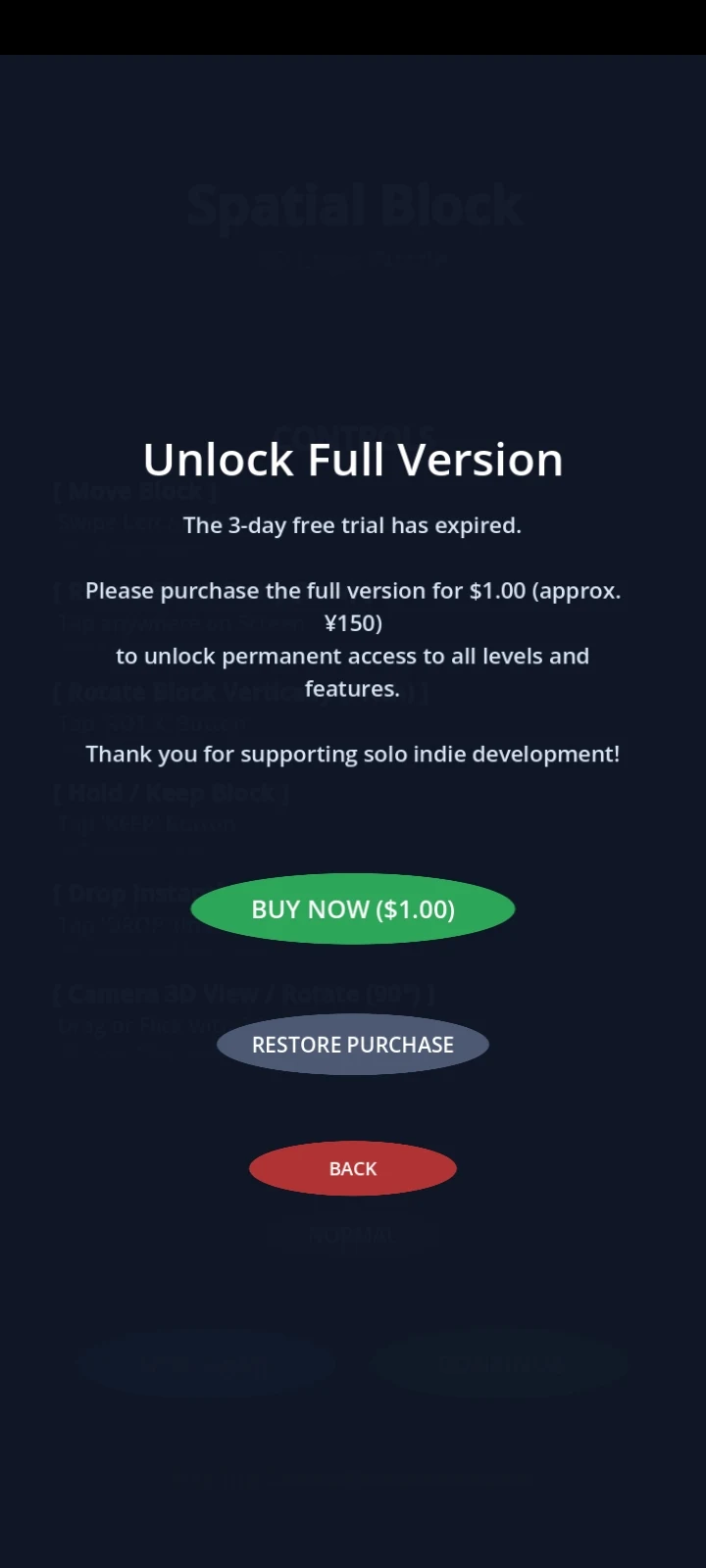 Spatial Block: 3D Logic Puzzle screenshot