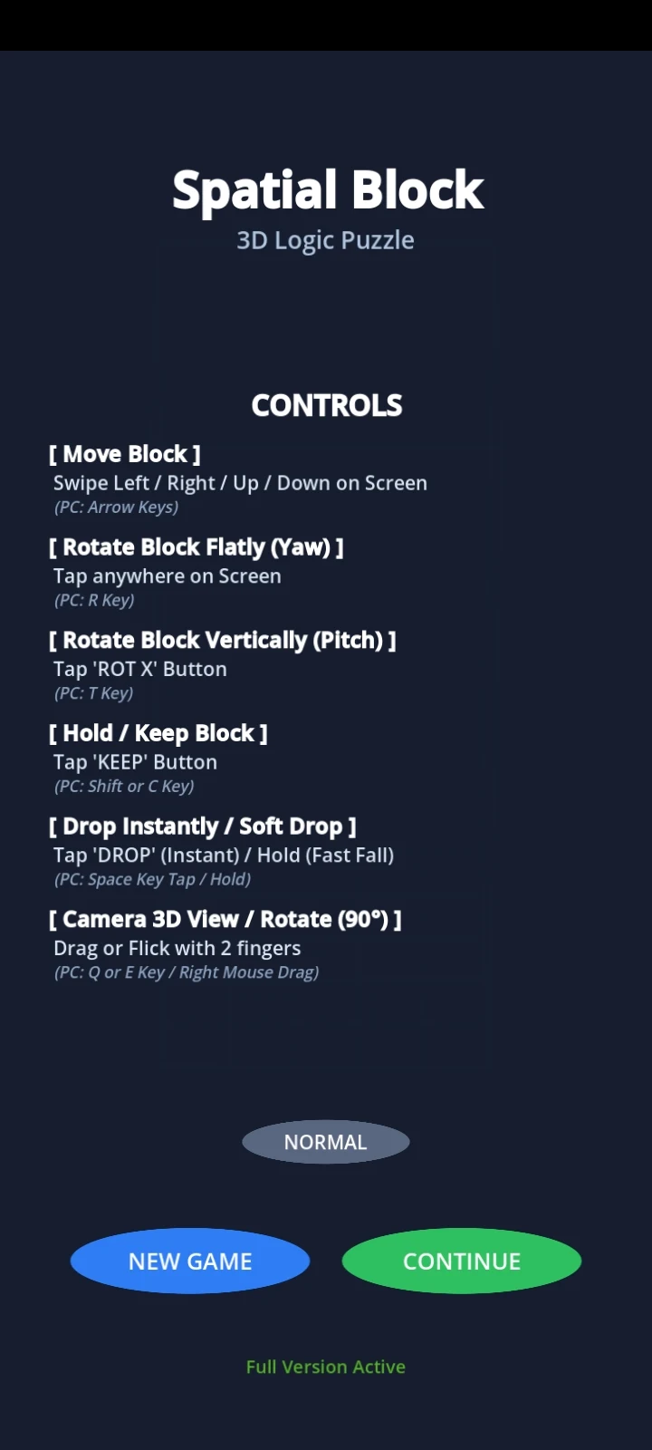 Spatial Block: 3D Logic Puzzle screenshot